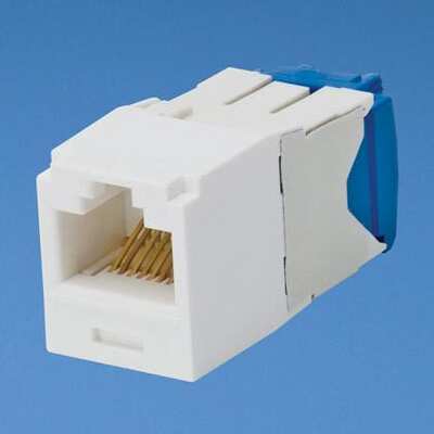 CJ6X88TGAW 连接器 《 MINI-COM MODULE, CAT 6A, UTP, 8    》