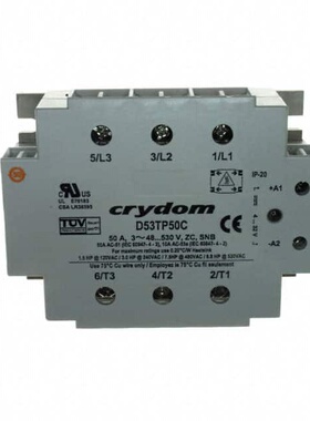 D53TP25C 继电器 《 SSR RELAY 3PST-NO 25A 48-530V    》