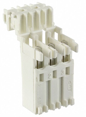 293491-3 连接器 《 CONN PLUG 3POS IDC TIN    》