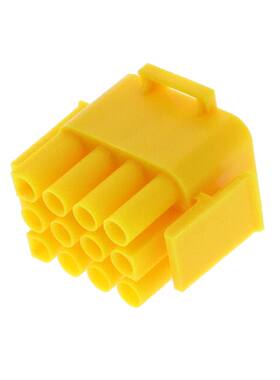 1-480708-4 连接器 《 CONN PLUG 12POS UNIV-M-N-L YELLW    》