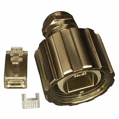 17-100474 连接器 《 CONN MOD PLUG 8P8C SHIELDED    》