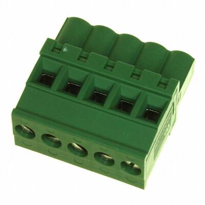 284040-5 连接器 《 TERM BLOCK PLUG 5POS 270DEG 5MM    》