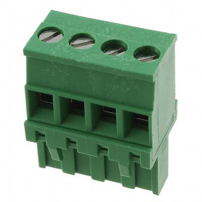 284046-4 连接器 《 TERM BLOCK PLUG 4POS 90DEG 5MM    》