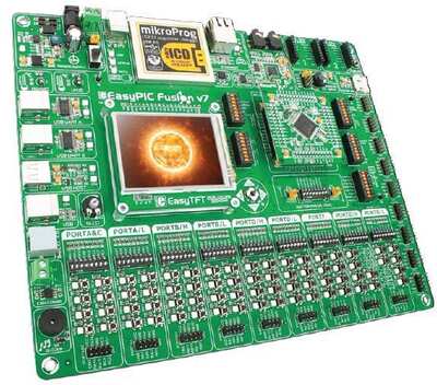 MIKROE-1205 开发板 《 EASYPIC FUSION V7 DSPIC33/PIC24/    》