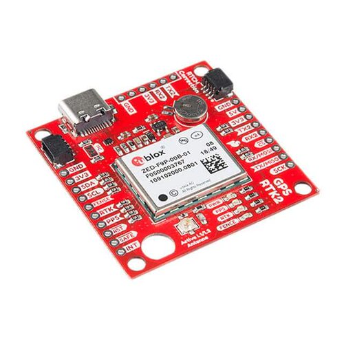 GPS-15136 开发板 《 GPS-RTK2 BOARD - ZED-F9P (QWIIC)    》