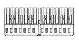 928038-2 连接器 《 CONN PLUG HSG 28POS 2.54MM    》