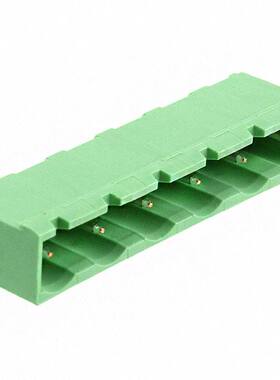 282966-6 连接器 《 TERM BLOCK HDR 6POS 90DEG 7.62MM    》
