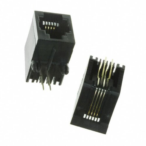 A-2004-0-4-N-R 连接器 《 CONN MOD JACK 6P4C R/A UNSHLD    》
