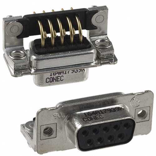 164A17939X 连接器 《 CONN D-SUB RCPT 9POS R/A SOLDER    》