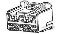 1318756-2 连接器 《 CONN PLUG HSG 24POS 2.20MM    》