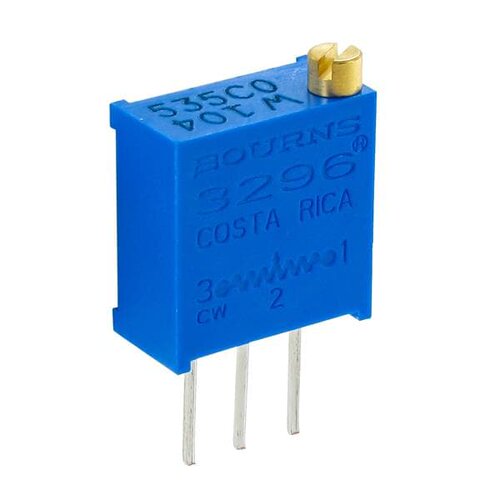 3296W-1-500LF 电位计 《 TRIMMER 50 OHM 0.5W PC PIN TOP    》