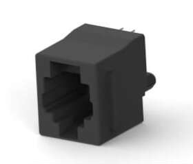 5520258-2 连接器 《 CONN MOD JACK 6P4C VERT UNSHLD    》