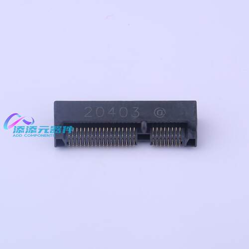 PCIE-52P56H 金手指连接器 《 mPCI-E 0.8mm P数:52    》