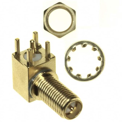 142-4701-501 连接器 《 CONN RP-SMA JACK R/A 50 OHM PCB    》