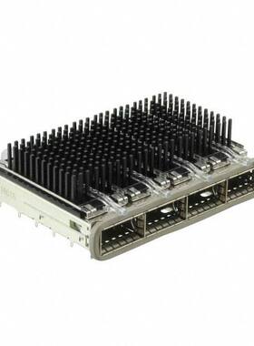 2170785-6 连接器 《 CONN ZQSFP+ CAGE 1X4 W/HSINK R/A    》