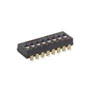 SDA08H1SBD 开关 《 SWITCH SLIDE DIP SPST 25MA 24V    》