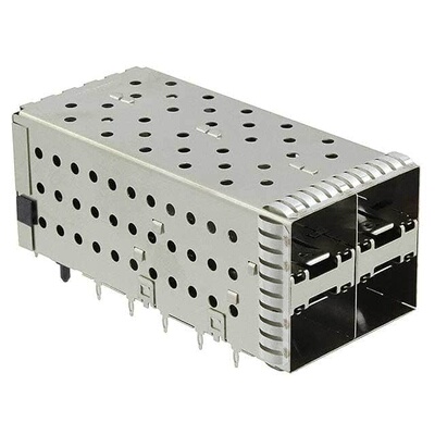 1-2007637-8 连接器 《 CONN SFP+ RCPT W/CAGE 2X2 80P RA    》
