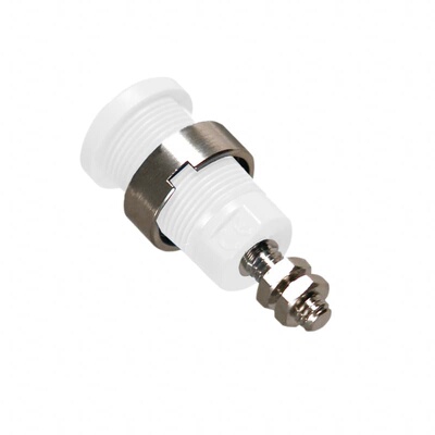 CT2236-9 连接器 《 CONN BANANA JACK THRD WHITE    》