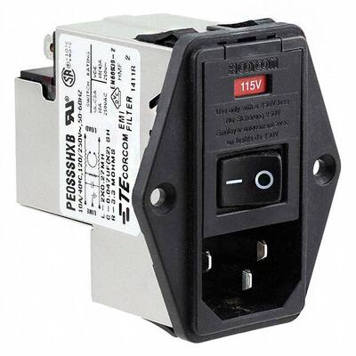 8-6609928-6 连接器 《 PWR ENT MOD RCPT IEC320-C14 PNL    》
