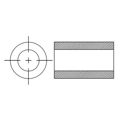 912-700 五金-配件 《 ROUND SPACER NYLON 17.78MM    》