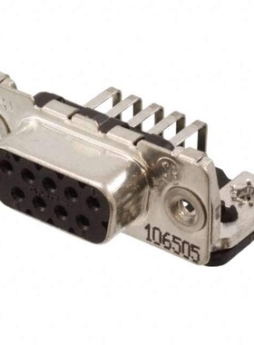 1-106505-2 连接器 《 CONN D-SUB RCPT 9POS R/A SLDR    》