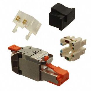 RJ45 PLUG 连接器 CAT 1=24 RVAIP2SME STP B24