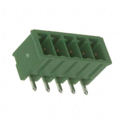 284512-5 连接器 《 TERM BLOCK HDR 5POS 90DEG 3.5MM    》