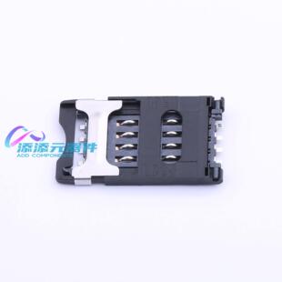翻盖式 其他 3004LFTR102 卡座 8位 MiniSIM卡 CCM03