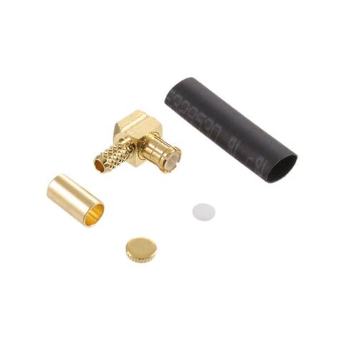 CONMCX012 连接器 《 CONN MCX PLUG R/A 50 OHM SOLDER    》