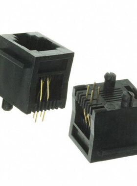 A-2014-0-4-R 连接器 《 CONN MOD JACK 6P4C VERT UNSHLD    》