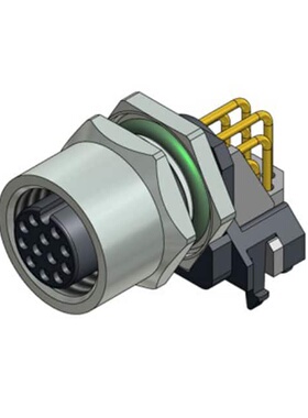 43-02742 连接器 《 CONN PLUG FMALE 12PS GOLD SOLDER    》