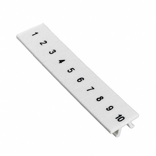 0808804:0001 连接器 《 ZACK STRIP 10-SECTION WHITE    》