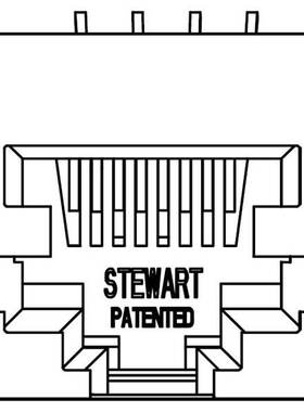 SS-71100-001 连接器 《 CONN MOD JACK 8P8C ANGLED SHLD    》