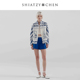 SHIATZY 夏姿·陈蜃缕系列粗花呢刺绣外套149316 CHEN