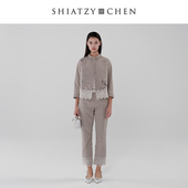 小外套152206 夏姿·陈25双漪系列真丝混纺刺绣中式 SHIATZY CHEN