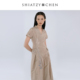 SHIATZY CHEN 夏姿·陈曲境系列V领刺绣连衣裙658375