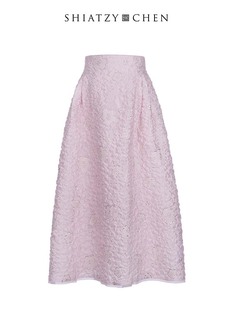 A字开版 夏姿·陈新中式 印花半身裙621102 CHEN SHIATZY