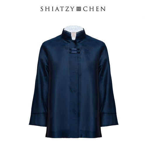 SHIATZY CHEN/夏姿·陈26新品初筵系列2件套中式立领上衣163076