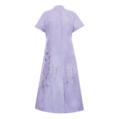 SHIATZY CHEN/夏姿·陈中国风图腾刺绣小立领大衣138407