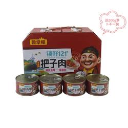 鲁香斋老济南把子肉山东特产风味传统食品罐头400g*4礼盒装