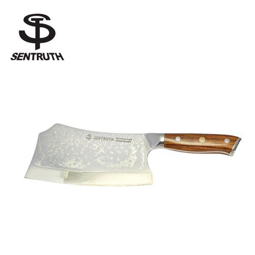 【YUAN】SENTRUTH神厨 木柄大马士革砍骨刀