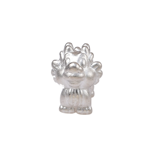 真安顺足银999十二生肖纯素银手工编织手链配件DIY龙蛇马羊串珠