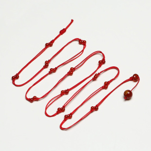 红腰带 男女红绳 红玛瑙 好事成双 腰链 有求必应 真安顺2019猪年