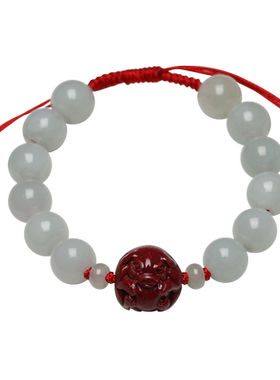朱砂开运生肖本命年保平安手串