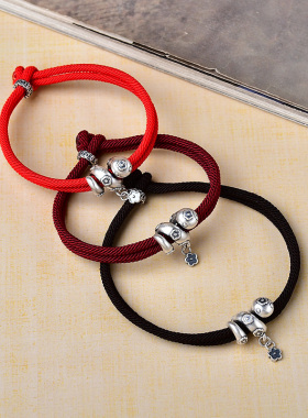 999足银手链2025属蛇本命年卷财