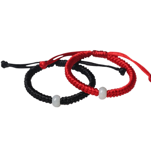真安顺本命年红绳手链翡翠转运珠手链女款黑绳男款情侣吉祥礼品