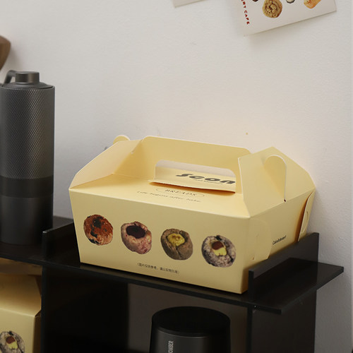 网红司康包装盒子蔓越莓曲奇饼干