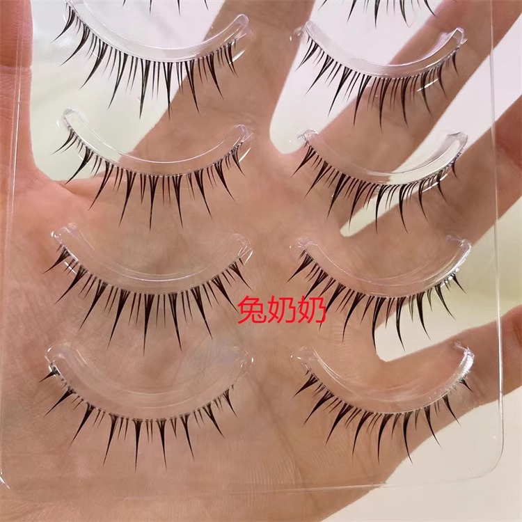 兔奶奶假睫毛PY19假睫毛日系小恶魔漫画眼NN27懒人三部曲下