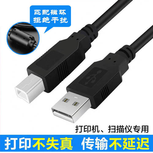 适用爱普生L3151 L3153 L3251 L3253 L3218打印机2孔电源线数据线
