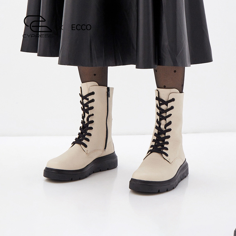 ECCO/爱步女款中筒马丁靴